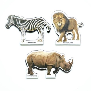美國 KIKKERLAND 非洲動物造型書籤三件組 eslite誠品
