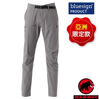 【MAMMUT 長毛象】男款智慧機能彈性透氣快乾軟殼長褲AEGILITY Slim Pants AF/鈦金灰 00272