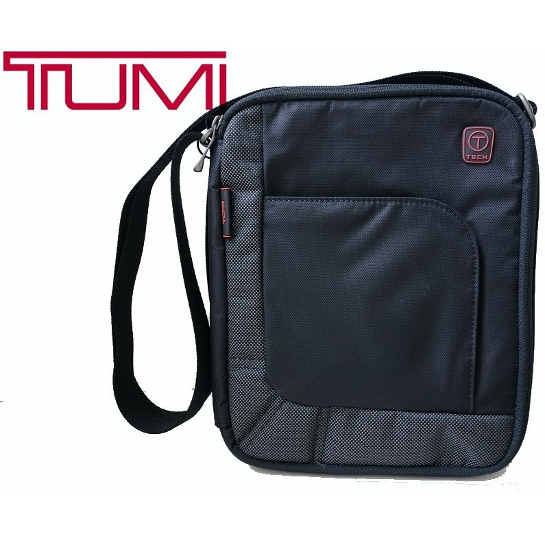 TUMI 背包 正品現貨 多功能多分隔 斜背包 側背 保護層 黑色尼龍 T-Tech 【以靡正品 imy88.com】