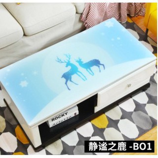 爆款 Chao1 Pvc茶几墊客廳軟玻璃防水防燙塑膠水晶板長方形桌墊客廳茶几桌布 蝦皮購物