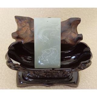 【禾賢行】天然翡翠.緬甸玉.冰糯鳳牌-鳳凰呈祥.項鍊.玉珮.ZGP0I019060