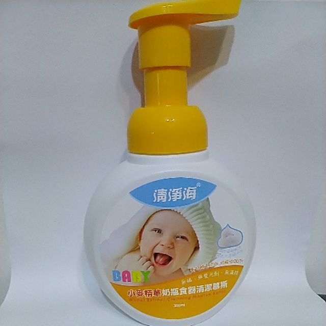 【16號倉庫】清淨海 奶瓶 食器 清潔慕斯 300ml