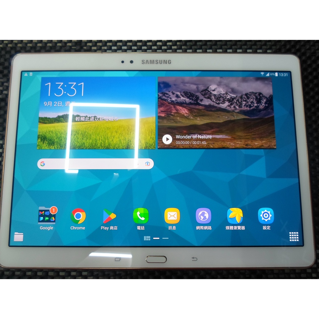 三星Samsung Galaxy Tabs SM-T805Y 16G 三星平板10.5吋可以通話平板