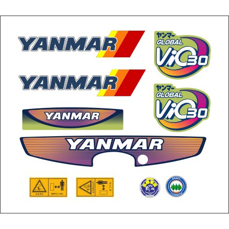 挖土機貼紙 YANMAR VIO30-3