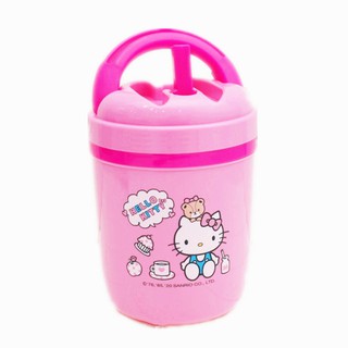 Hello Kitty凱蒂貓 臺灣製 小冰桶造型 手提攜帶式水壺 -粉色 . 紅色 ~款式顏色隨機出貨~