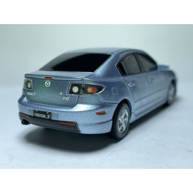 ［ℍ.𝕋.搜模坊］代售🦀 二手無盒近全新 1/43 MAZDA3 馬自達3 天藍色 模型車 迴力車