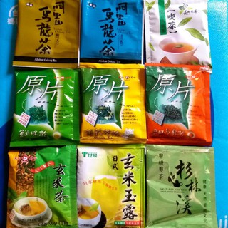 阿里山烏龍茶/原片鮮綠茶/原片茉莉花茶/原片高山烏龍茶/玄米茶/日式玄米玉露-茶包【蝦拼小舖】