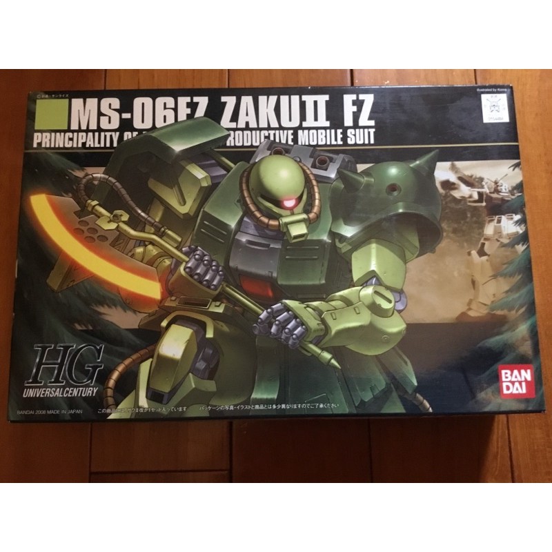 BANDAI 鋼彈0080 HGUC 1/144 #087 MS-06FZ ZAKU II FZ 綠薩克II改