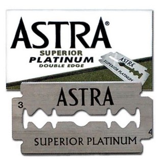 Astra Superior Platinum 極致白金版 (5片裝) 安全刀片 老式刮鬍刀 必備!!