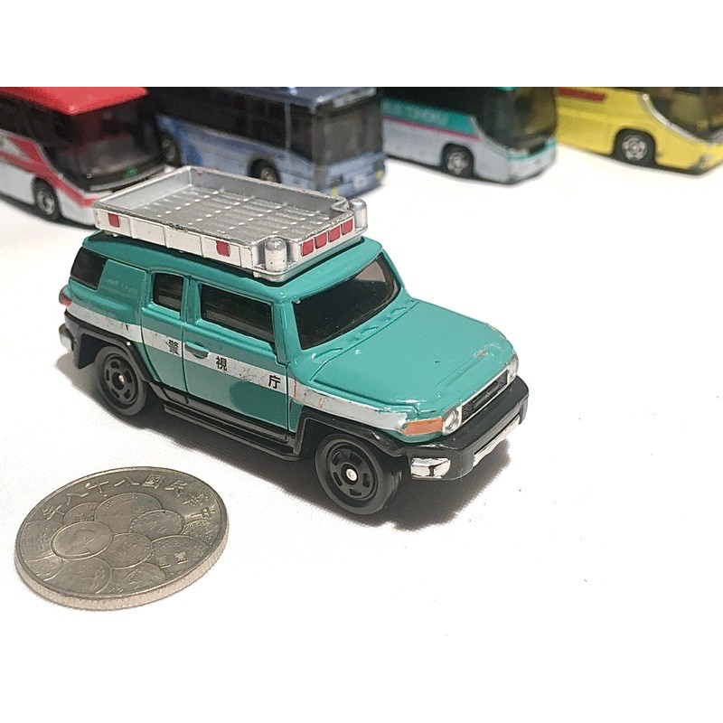 Tomica Toyota FJ Cruiser 豐田 皮卡 休旅車 越野車 綠色 蘋果綠 粉綠 警車 警察車 2011