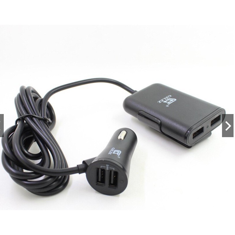 4口usb車充4usb車充車上手機快速充電前座 後座usb車充天堂m 4孔usb快充點煙器充電汽車點煙器