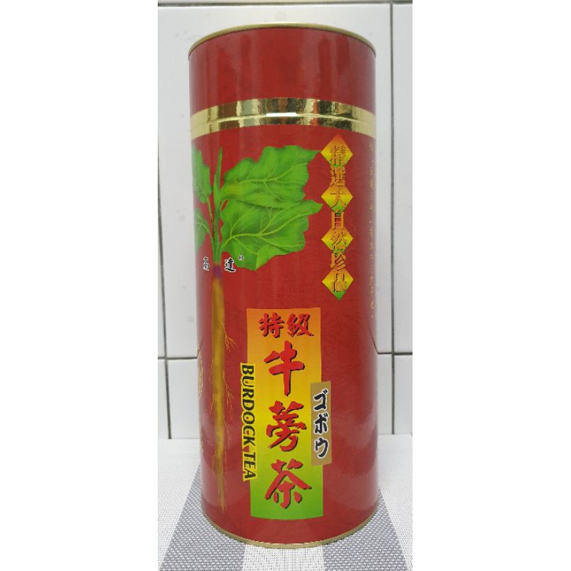 高達特級牛蒡茶／台灣牛蒡茶 牛蒡片（罐裝：380克）100％純天然