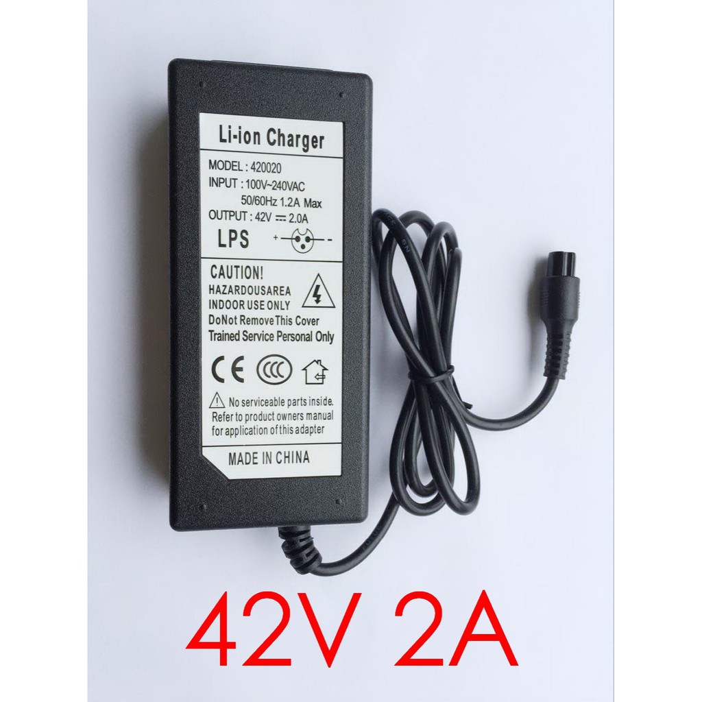 1pcs 42v 2a Lipo電池充電器踏板車平衡充電器 用於電動踏板車自平衡踏板車84w充電智能 蝦皮購物