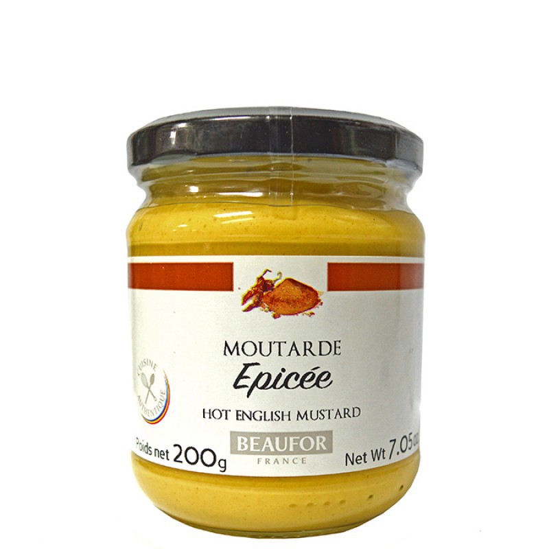 法國 英式辣味芥茉醬 Beaufor moutarde epicee hot english mustard 威靈頓牛排