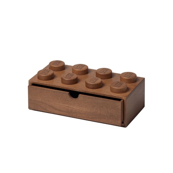丹麥  LEGO 樂高 木製收納櫃 橡木實木 抽屜 收納 木櫃 木抽屜 實木