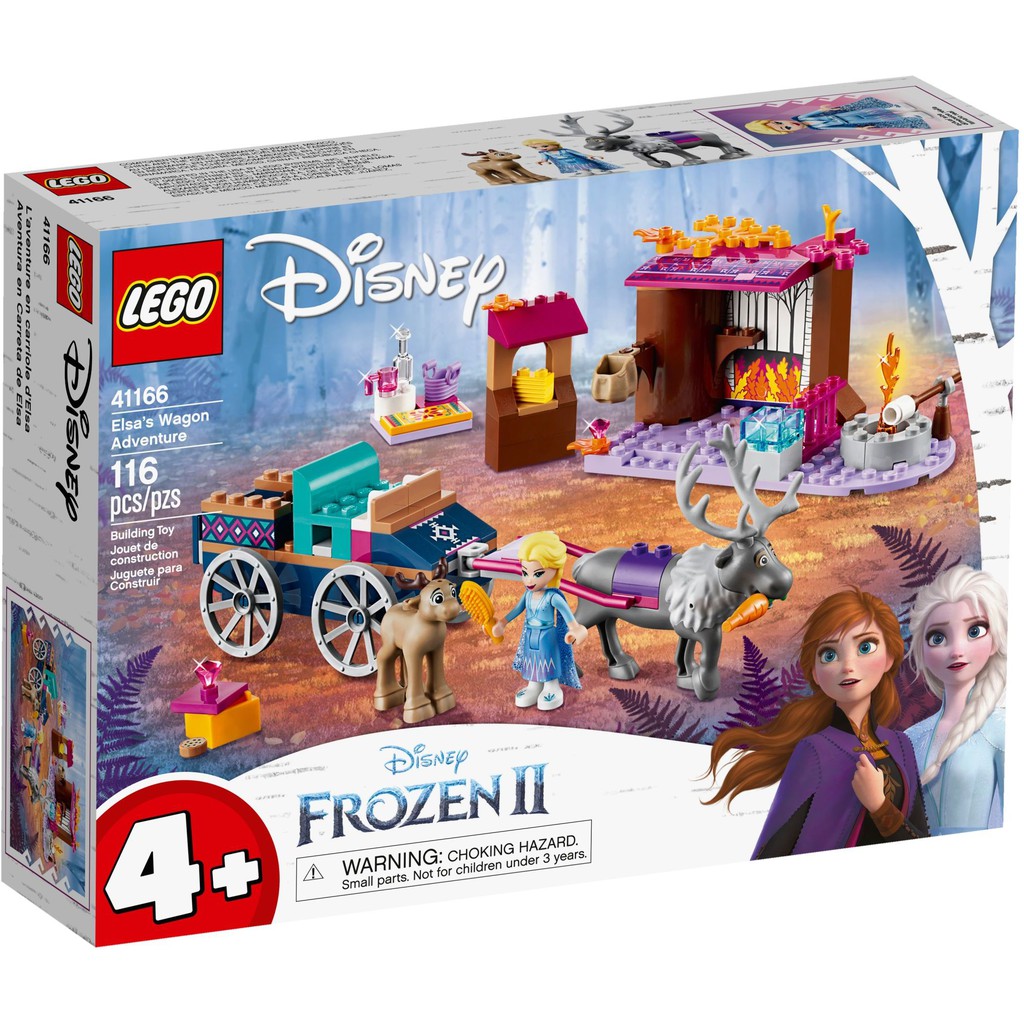 [大王機器人] LEGO 樂高 41166 迪士尼 冰雪奇緣 Disney-艾莎與麋鹿雪橇 4+