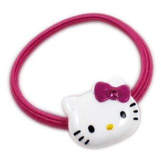 卡漫城 - Hello Kitty 髮束 大臉 單入 桃紅 ㊣版 鬆緊帶 髮飾繩 韓版 飾品 凱蒂貓 髮圈 手環