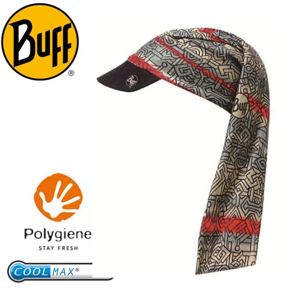 【BUFF 西班牙 石板文明 COOLMAX頭巾帽】BF100025/排汗/抗UV/保暖/悠遊山水