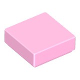 樂高 LEGO 亮 粉紅色 1x1 平滑 平板 平片 平滑磚 3070 3070b 6251940 Pink Tile