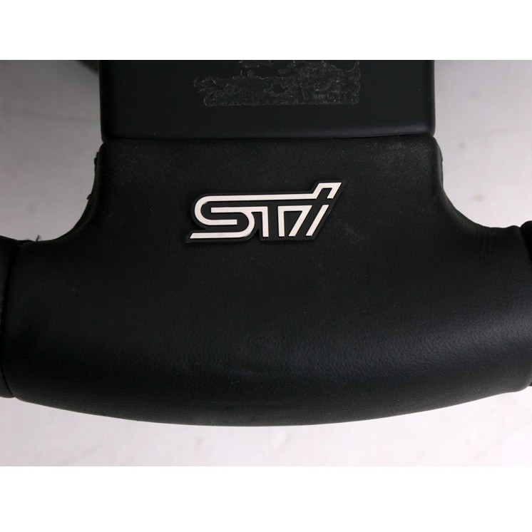 STI|方向盤標質感超強不鏽鋼金屬薄貼車貼汽車貼Impreza|Forester|WRC|XV|STI|紅潤發