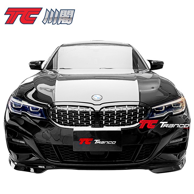 BMW G20 G21 P 亮黑 前下巴 側裙定風翼 後下巴 M TECH 保桿 TRANCO 川閣