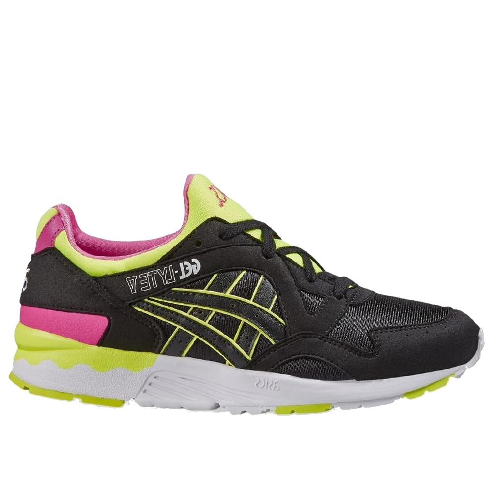 ASICS 女 GEL-LYTE V BLACK 黑粉綠【A-KAY0 29折】【C541N-9090】