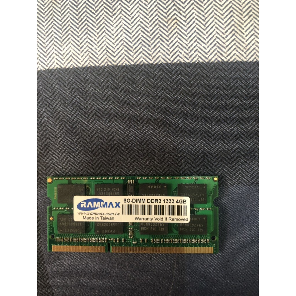 RAMMAX 4G DDR3 1333 PC3-10600  雙面 筆記型電腦記憶體
