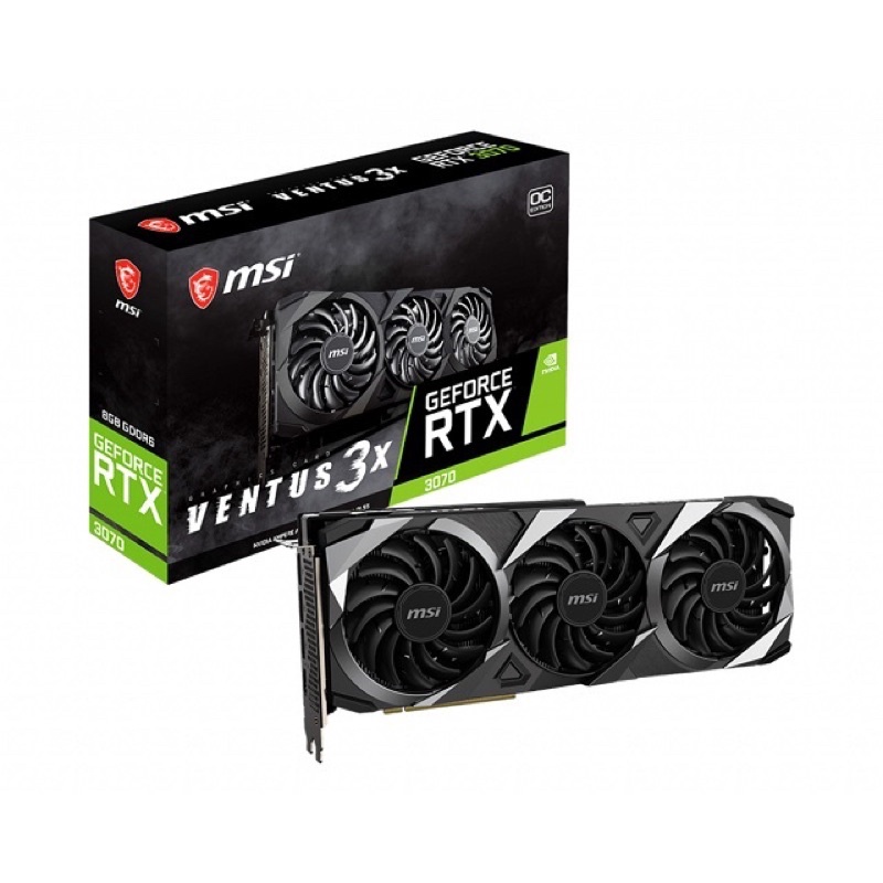 全新現貨 可刷卡 未鎖 微星MSI GeForce RTX 3070 VENTUS 3X OC 顯示卡