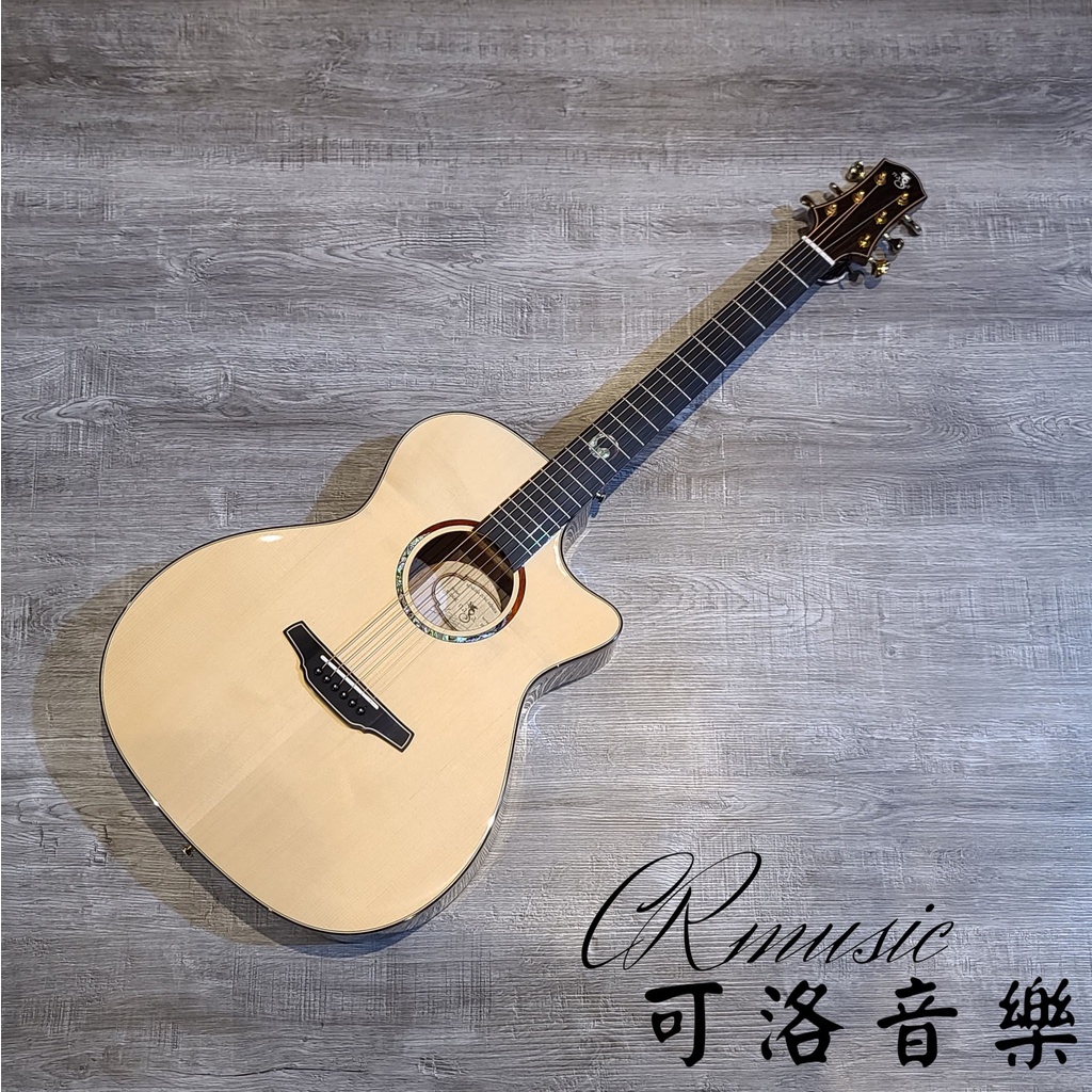 【可洛音樂】免運 買吉他送課程 NAGA S-20GAC 鄭晟河Sungha Jung 光系列 面單板 木吉他 民謠吉他