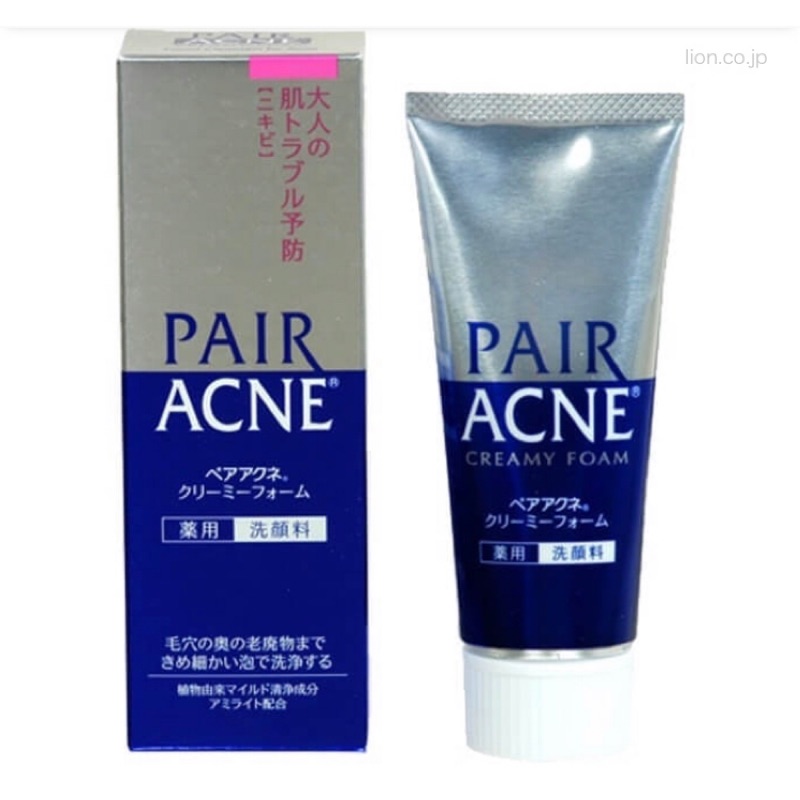 【日本】現貨❗️獅王 PAIR ACNE 抗痘洗面乳 抗痘  洗顏料 80g