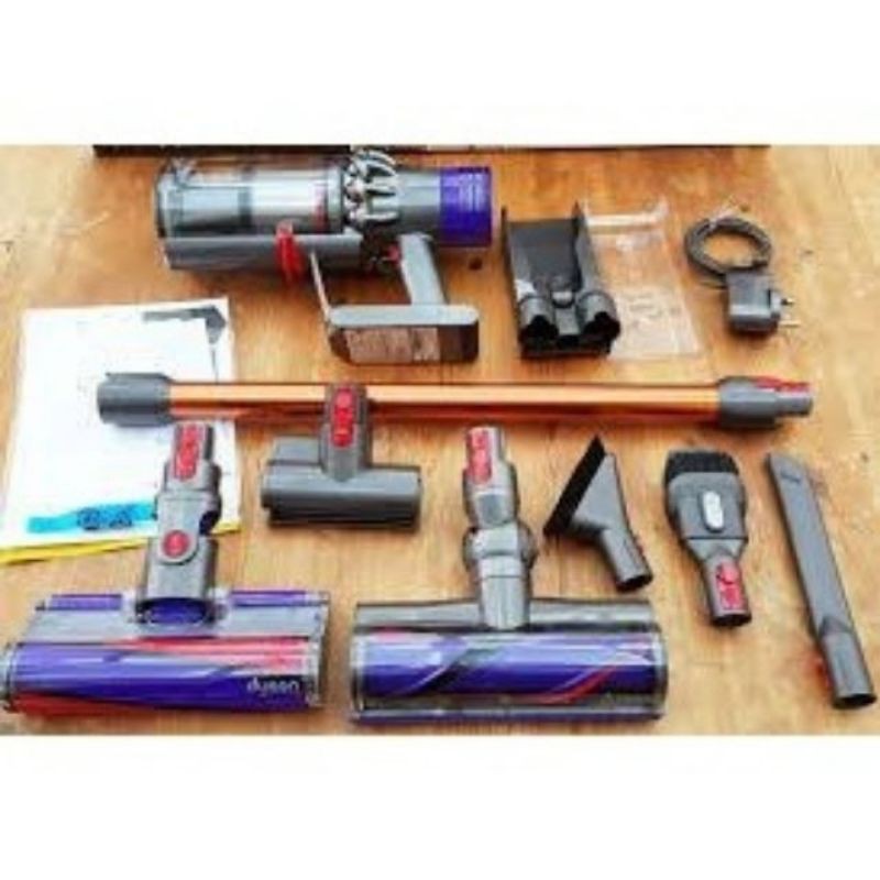 水貨福利品,全新品!! DYSON V10 ABSOLUTE吸塵器 六吸頭 CP值超高 附塵螨吸頭 軟質碳纖維吸頭