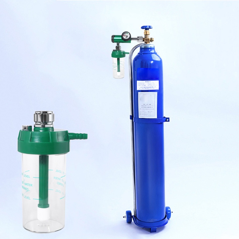 Pcf* 乾式加濕器瓶 200mL 用於 O2 壓力表氧氣調節器 200mL 帶指示線