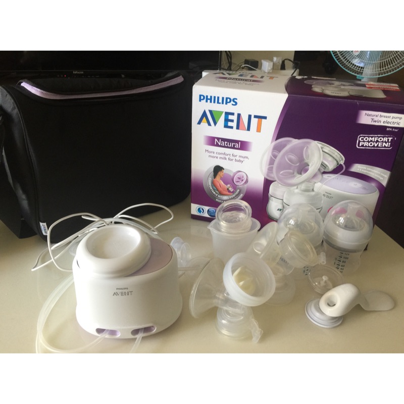 Avent 雙邊電動擠乳器，公司貨保固兩年