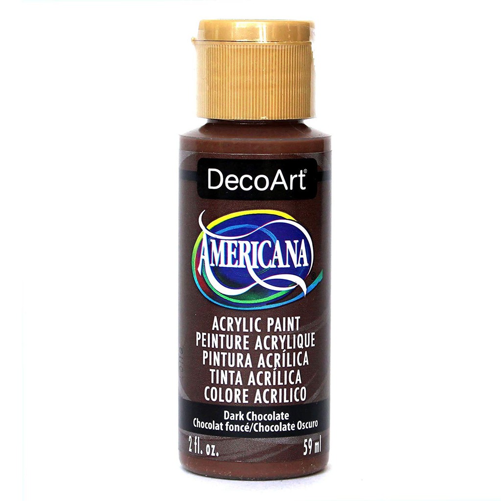 DecoArt 黑巧克力色 59 ml Americana 壓克力顏料 - DAO65 (美國)