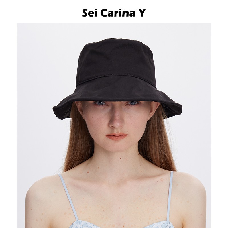 ✙Sei Carina Y氣質漁夫帽戚薇同款女時尚百搭夏季遮陽帽防曬帽子