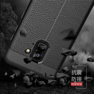 【9.9限時促銷中】荔枝紋軟殼 適用於三星A8 Star Galaxy A8+ samsung a8(2018)手機殼