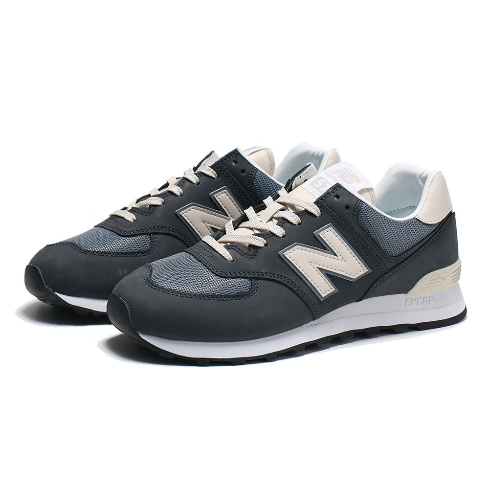 NEW BALANCE 慢跑鞋 NB 574 灰藍 麂皮 休閒 男 ML574SYP