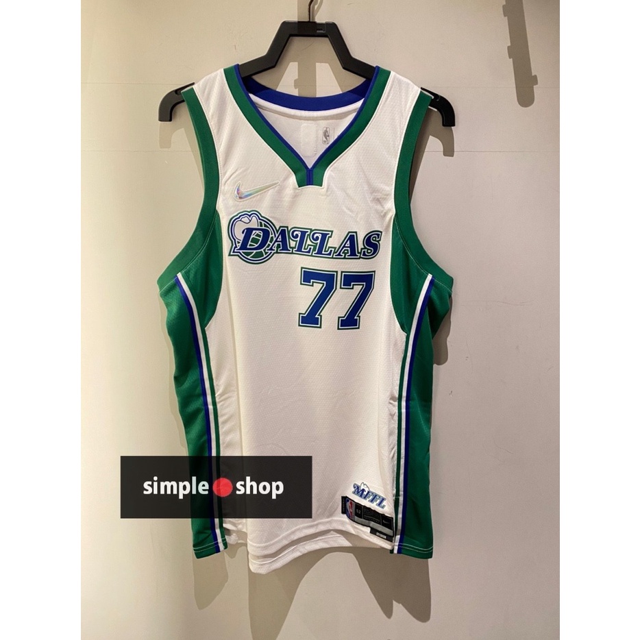 【Simple Shop】NIKE NBA 獨行俠 Luka DONCIC 復古 城市版球衣 DB4023-100