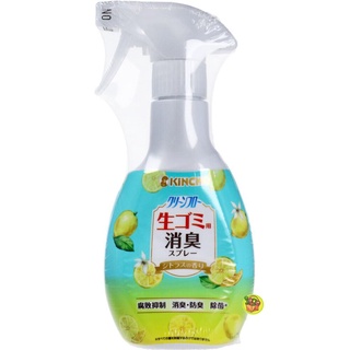 【JPGO】日本製 KINCHO 金鳥牌 Clean Flow 廚房用 消臭芳香噴霧 200ml~柑橘香