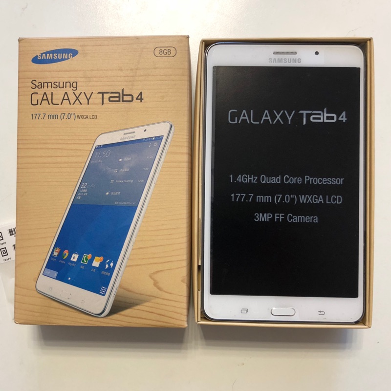 週末限定只要999！三星SAMSUNG GALAXY Tab 4 可通話平板電腦 平板手機少用 只有一台 適合長輩小朋友