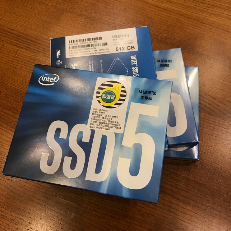 Intel 545s 512G 2.5吋 SSD