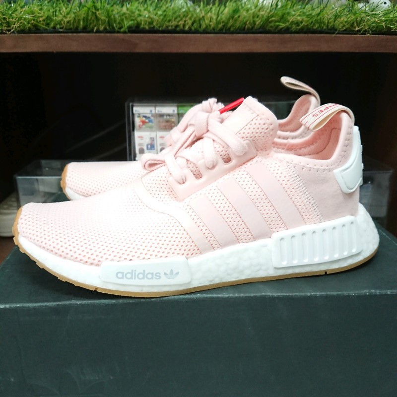 【小八】Adidas NMD R1 W Pink White Gum 粉 白 膠底 BB7588