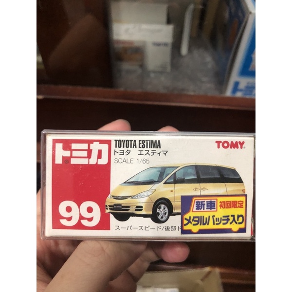 Tomica No.99 Toyota Estima 舊紅標 新車貼 絕版