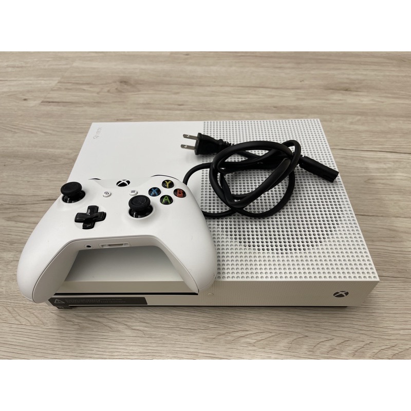 微軟 XBOX ONE S 主機 500G 白色 光碟機版 二手