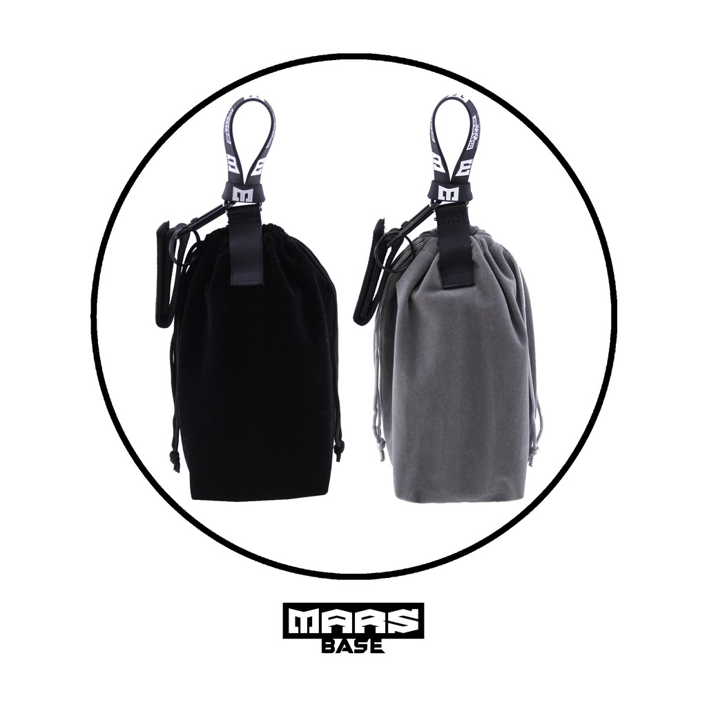 [MARSBASE]bose soundlink revolve平底絨布保護袋 具雙D環，附掛鉤與提帶可繫於腰帶或手提