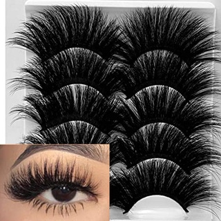 Ousail 5pair Natural Look lashes 假睫毛手工蓬鬆濃密假睫毛 Long Mink 台灣睫毛