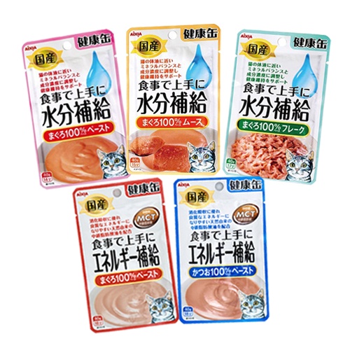 日本 AIXIA 愛喜雅 水分補給軟包 40g【12包組】 健康補給軟包 貓餐包『WANG』