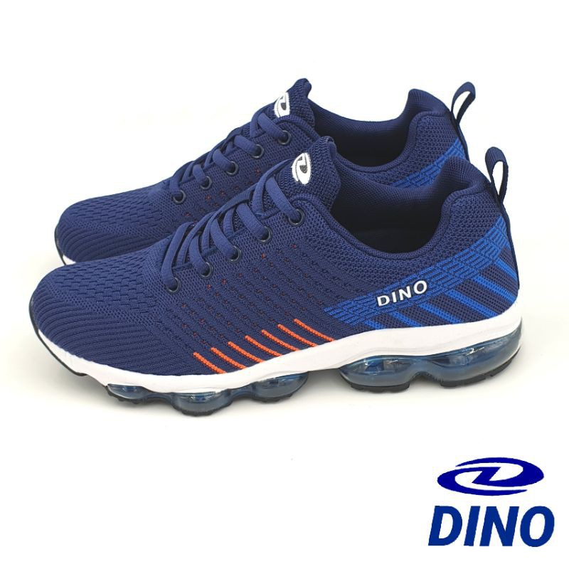 【米蘭鞋都】DINO (男) 輕量 飛織 全氣墊 慢跑鞋 運動鞋 Q彈 避震 止滑 6225 藍 另有黑色