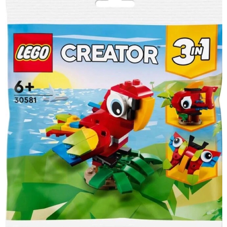 【台南樂高 益童趣】LEGO 30581 鸚鵡 Tropical Parrot polybag 袋裝 禮物  生日禮物