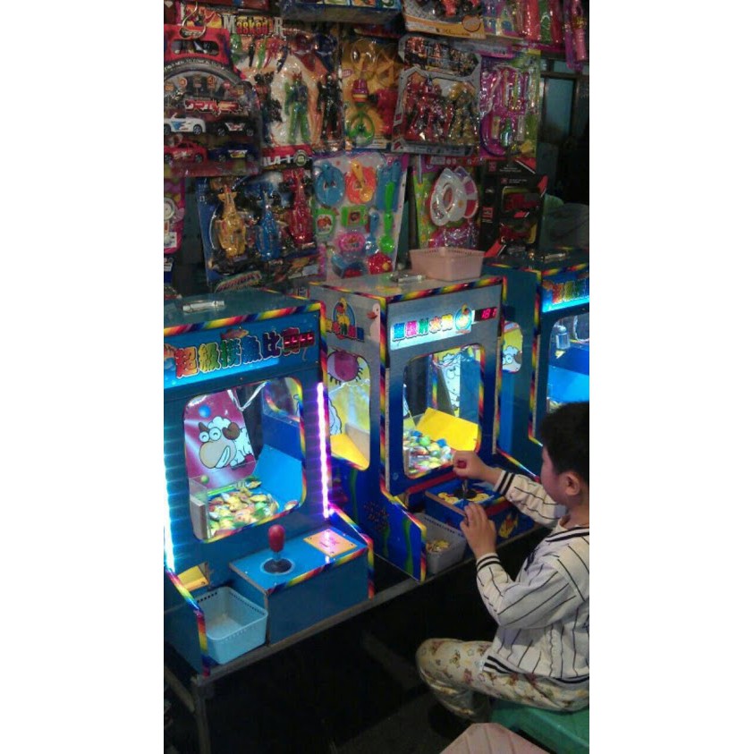 夜市攤販遊戲機台 撈魚機 蝦皮購物